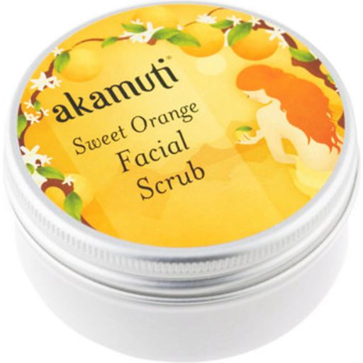 Akamuti Peeling do twarzy ze słodkich pomarańczy - 50 g