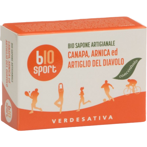 bioSport, skoncentrowane mydło - konopie i arnika - 100 g