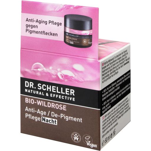 Dr. Scheller De-Pigment nočný krém - divoká ruža