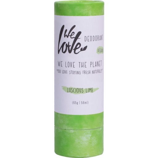 We Love The Planet Luscious Lime Deodorant - Deodorante in stick, 65 g