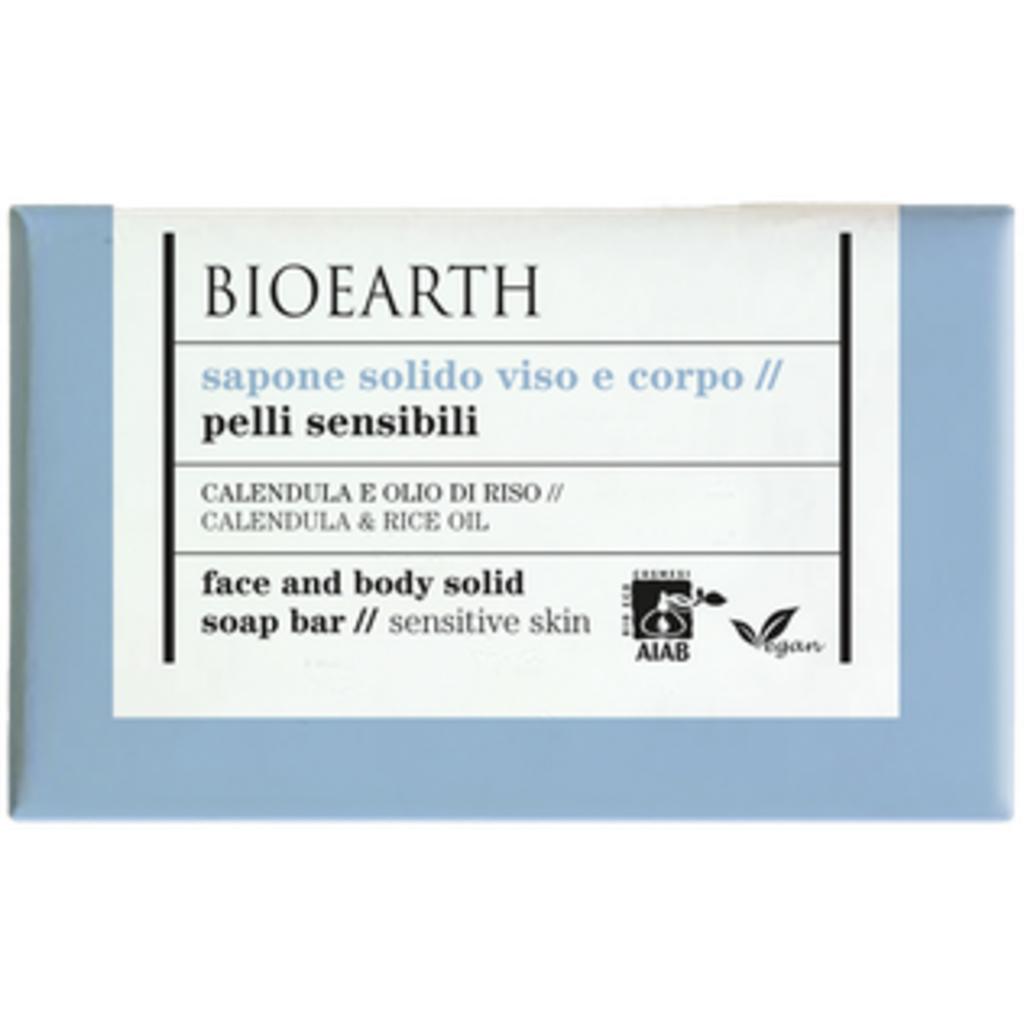 Bioearth Calendula & Rice Oil Face & Body Solid Soap Bar, 150 g - Ecco ...