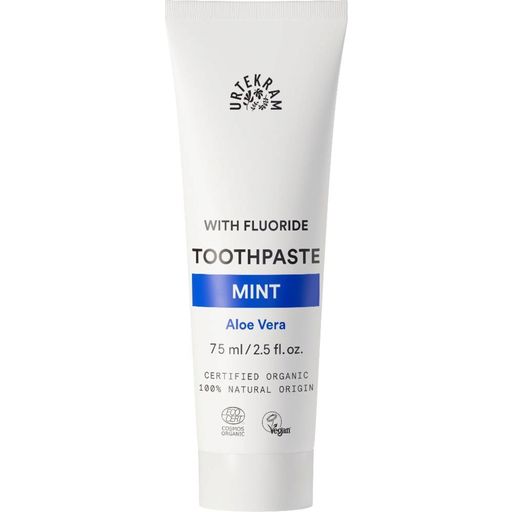Urtekram Mint Toothpaste with Fluoride - 75 ml
