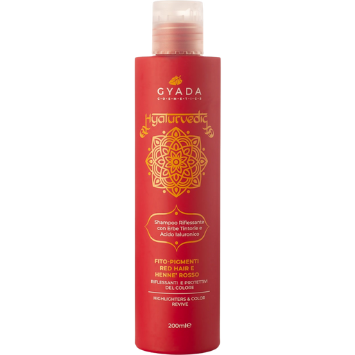 Gyada Cosmetics Hyalurvedic Color Shine Shampoo Red Hair - 200 ml