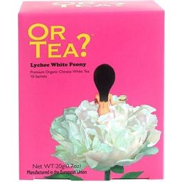 Organic Lychee White Peony - Tea bag box, 10 pcs. 