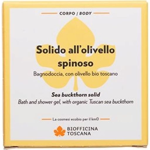 Biofficina Toscana Żel pod prysznic w kostce - rokitnik - 80 g