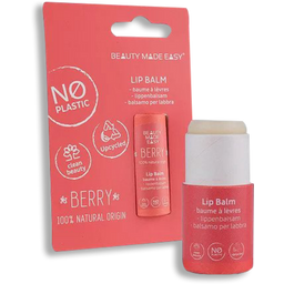 BEAUTY MADE EASY Paper Tube Lip Balm - Berry
