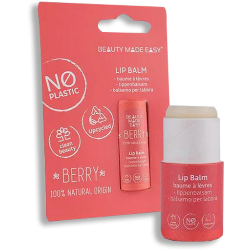 BEAUTY MADE EASY Paper Tube Lip Balm - Berry
