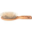 Kostkamm Olive Wood Brush For Long Hair, 9 Rows - 1 Pcs. 