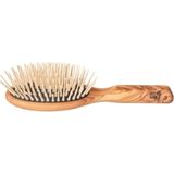 Kostkamm Olive Wood Brush For Long Hair, 9 Rows