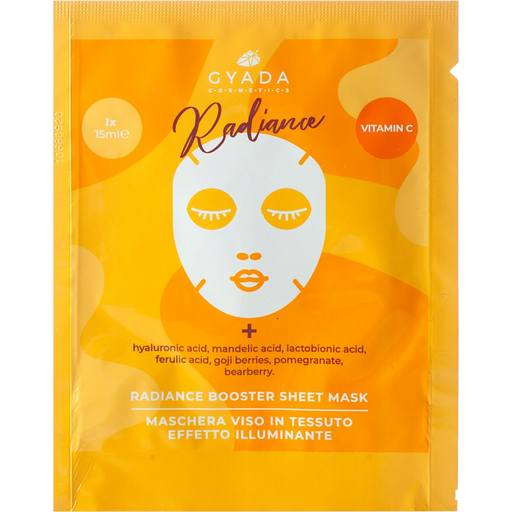Gyada Cosmetics Masque Equilibrant en Tissu "Radiance" - 15 ml