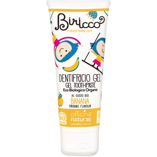Officina Naturae Banana Gel Toothpaste for Children - 75 ml
