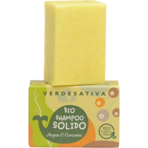 Verdesativa Argan & Turmeric Solid Shampoo - 55 g