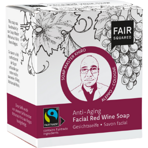 FAIR SQUARED Facial Red Wine Soap - 2 x 80 g