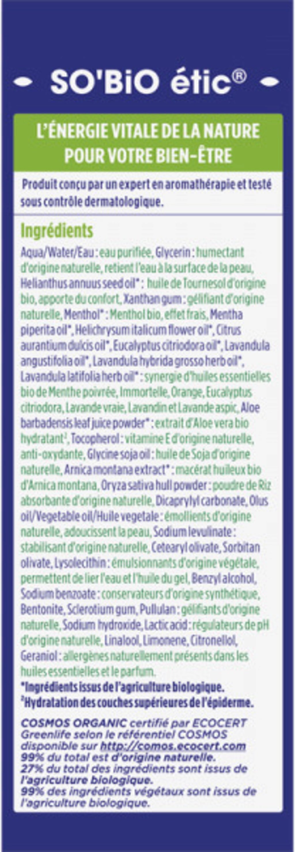 LÉA NATURE SO BiO étic Aroma Upokojujúci arnikový gél - 75 ml