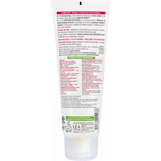 LÉA NATURE SO BiO étic Shampoo Lucidante con Ibisco Bio - 250 ml