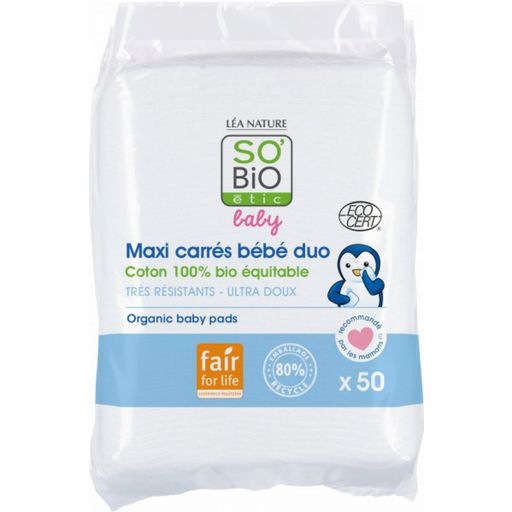 LÉA NATURE SO BiO étic Maxi-Carrés Bébé Duo BABY - 1 sachet