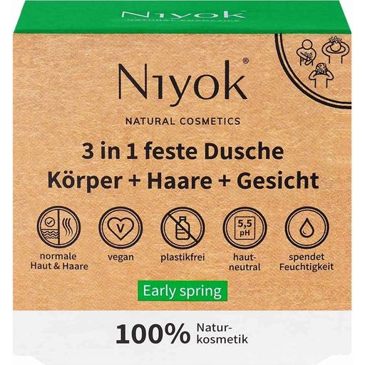 Niyok 3in1 Feste Dusche Early Spring - 80 g