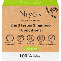 Niyok Solid Shampoo+Conditioner - Green Touch