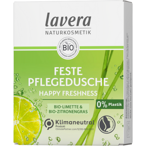 Kiinteä, hoitava suihkusaippua Happy Freshness - 50 g