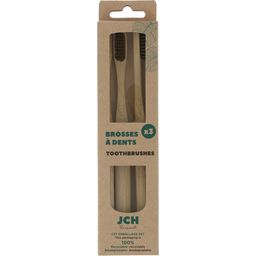 JCH Respect Bambusz fogkefék - Charcoal
