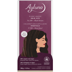 Ayluna Black-Brown Herbal Hair Dye - 100 g