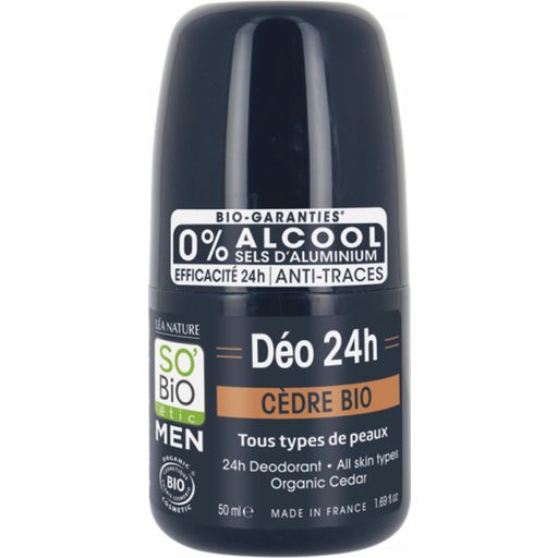LÉA NATURE SO BiO étic MEN roll-on deodorant s cedro - 50 ml
