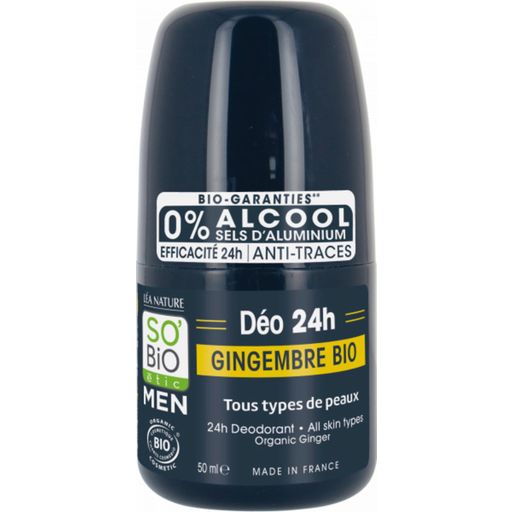 LÉA NATURE SO BiO étic MEN Dezodorant Roll-on ingver - 50 ml