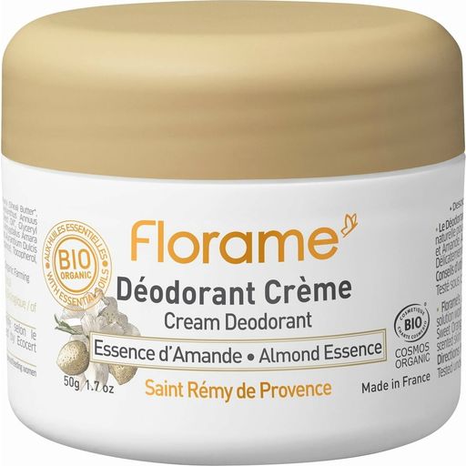 Florame Déodorant Crème Essence d'Amande - 50 g