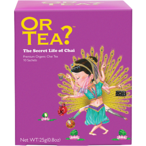 Or Tea? The Secret Life of Chai BIO - Boîte de 10 sachets de thé