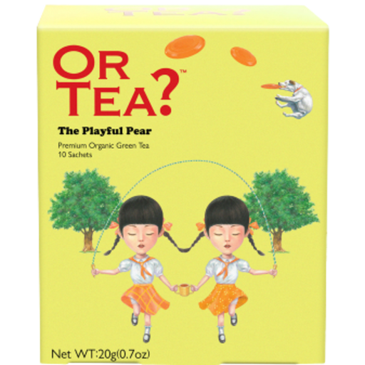 Or Tea? The Playful Pear BIO - Pudełko z saszetkami herbaty, 10 szt.