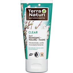 Terra Naturi CLEAR 3en1 Nettoyant-Gommage-Masque