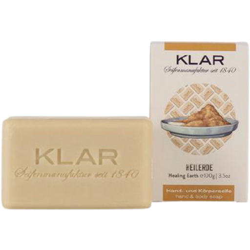 KLAR Mýdlo na ruce a tělo s léčivým jílem - 100 g