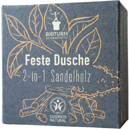 Bioturm 2in1 Feste Dusche & Shampoo Sandelholz - 100 g