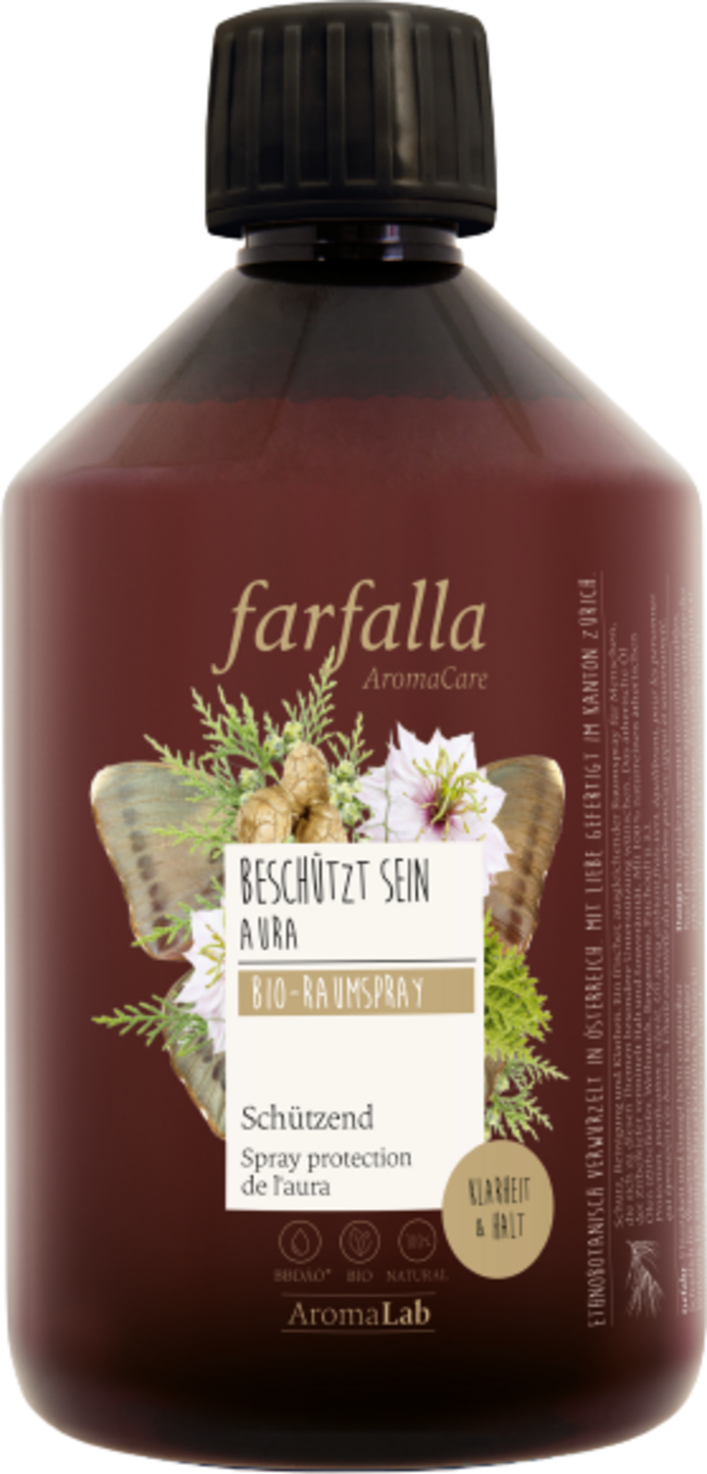 farfalla Schützender Bio-Raumspray Aura - 500 ml