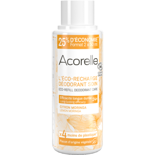 Acorelle Lemon Moringa Deodorant Roll-on Refill - 100 ml
