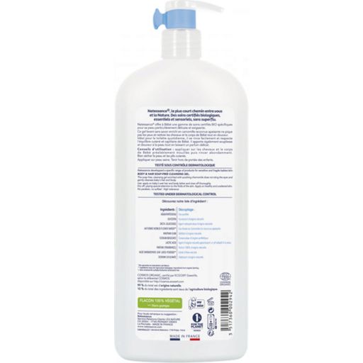Natessance Detský šampón a mlieko na umývanie 2v1 - 500 ml