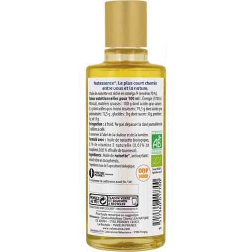 Natessance Bio olej z lieskových orieškov - 100 ml