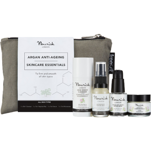 Nourish London Argan Anti-Ageing Skincare Essentials - 1 kit