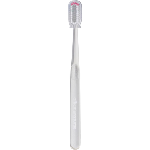 Sustainable Toothbrush with Silver Bristles - Pink