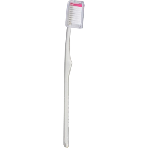 Trajnostna zobna ščetka s srebrnimi ščetinami - Pink