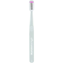 Sustainable Children's Toothbrush with Silver Bristles - Pink