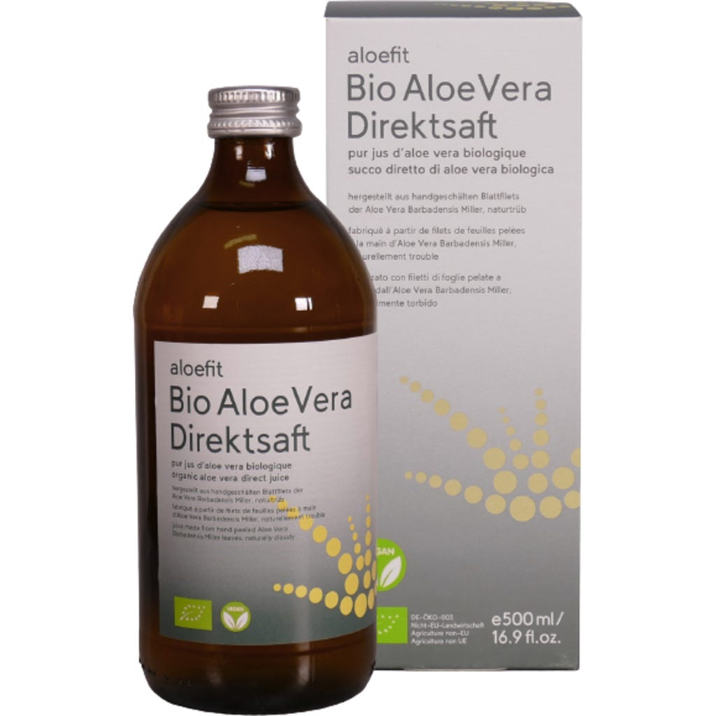RAINBOW Naturprodukte Bio Aloe Vera Direktsaft, 500 ml - Ecco Verde  Online-Shop