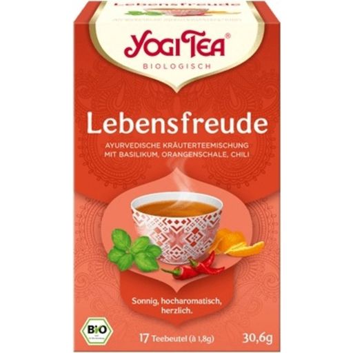 Yogi Tea Bio čaj pre radosť zo života - 17 čajových vrecúšok