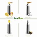 Bambaw Bouteille Isotherme en Inox 750 ml - Natural Steel