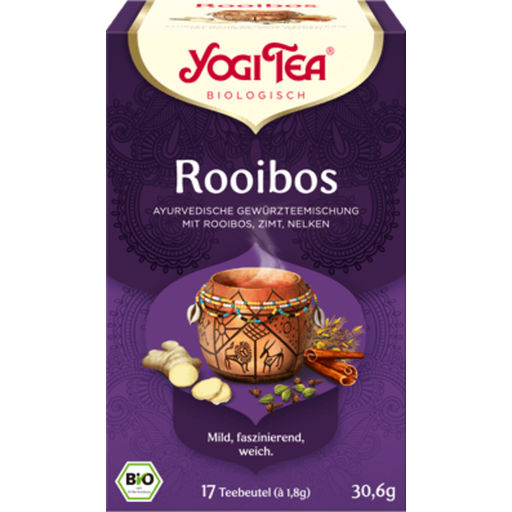 Yogi Tea Bio čaj rooibos - 17 čajových vrecúšok