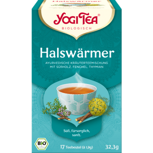Yogi Tea Bio čaj na ohriatie hrdla - 17 čajových vrecúšok