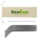 Bambaw Komplet slamic iz nerjavečega jekla - 1 set