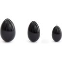 Lucid Moons Yoni Egg Black Obsidian Set