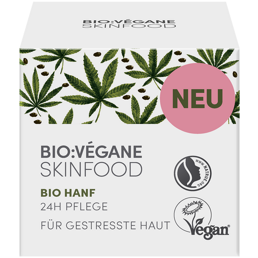 BIO:VÉGANE Bio-Hanf 24h Pflege - 50 ml