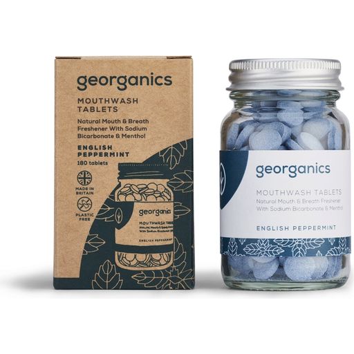 georganics Mouthwash Tablets - English Peppermint